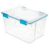 Sterilite 54 Quart Clear Plastic Stackable Storage Container Box Bin With Air Tight Gasket Seal Latching Lid Long Term Organizing Solution -Decor Haven Shop GUEST 7a92263c bbdd 4a13 9188 7f493b3f5527