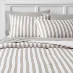 Stripe Microfiber Reversible Comforter & Sheet Set Gray - Room Essentials™ -Decor Haven Shop GUEST 7adc7c7f 4748 4bb9 b8a9 3903f5534a0a