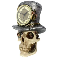 Design Toscano Steampunk Mad Hatter Skull Sculptural Wall Clock -Decor Haven Shop GUEST 7bdbed59 c2dc 4989 9c39 54af96a96dca