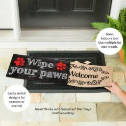 Evergreen Wipe Your Paws Sassafras Indoor Outdoor Switch Doormat 1'10"x10" Multicolored -Decor Haven Shop GUEST 7bdff8a8 58b3 429a bed9 a3dd35a0807b