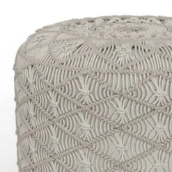 Emile Round Macrame Pouf - WyndenHall -Decor Haven Shop GUEST 7c032cb8 95cd 4f0c 9bfe 59e4a0d99fb6