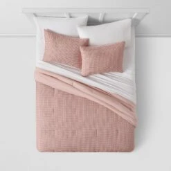 Strawberry Print Reversible Microfiber Comforter & Sheet Set Light Pink - Room Essentials™ -Decor Haven Shop GUEST 7c03b5f8 10cd 4624 86bd 0b09f5bb4618