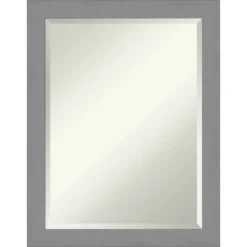 Framed Bathroom Vanity Wall Mirror Brushed Nickel - Amanti Art -Decor Haven Shop GUEST 7c18e2d8 5d09 467e 91dc e23e47144827