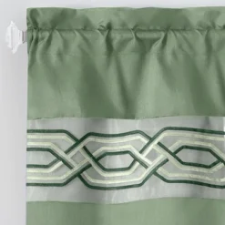 Kate Aurora Pacifico Rod Pocket Embroidered Window Valance -Decor Haven Shop GUEST 7e4dc8f7 0e9e 4884 a7cf 020837fefc7f