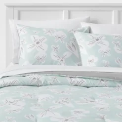 Floral Print Microfiber Reversible Comforter & Sheet Set Mint Green - Room Essentials™ -Decor Haven Shop GUEST 7ee2c25d de84 41cd aefc 85519c817fa3