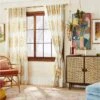 1pc 50"x84" Light Filtering Jacquard Curtain Panel Gold - Opalhouse™ Designed With Jungalow™ -Decor Haven Shop GUEST 7f1bcf04 8c46 4cae a224 b69f332f37a9