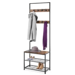 Whitmor Modern Industrial Entryway Tower Black -Decor Haven Shop GUEST 80115626 42e4 4a99 b0a3 60f67b8321b8