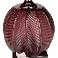 Glam Velvet Table Lamp Dark Red - Olivia & May -Decor Haven Shop GUEST 80a28224 647e 4190 9e91 f3c34019c124