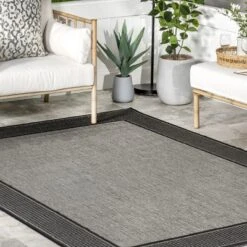 NuLOOM Gris Contemporary Indoor/Outdoor Area Rug -Decor Haven Shop GUEST 810ff643 3efa 453f 998c fd6377ee0737