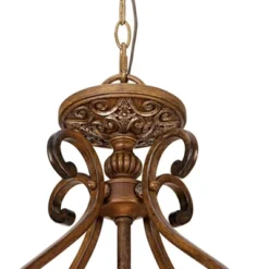 Kathy Ireland Sterling Estate Golden Bronze Pendant Chandelier 26 1/2" Wide Rustic Champagne Bowl Shade 3-Light Fixture For Dining Room Kitchen Island -Decor Haven Shop GUEST 8242ab50 e2cb 45a0 960c 052976bcc436