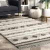 NuLOOM Nylah Shaggy Diamonded Stripes Area Rug -Decor Haven Shop GUEST 8372a8ee b73e 4451 9773 b6fd42d9bf66