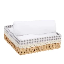 Farmlyn Creek Set Of 3 Rectangular Wicker Baskets For Organizing With Removable Fabric Liners, Rectangular Home Storage Bins For Pantry Items, 3 Sizes -Decor Haven Shop GUEST 83842f39 3ce8 4e74 95f3 fd76759b8bc5