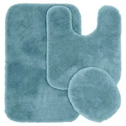 3pc Finest Luxury Ultra Plush Washable Nylon Bath Rug Set - Garland -Decor Haven Shop GUEST 841070e8 e695 468d a4d8 aed2fb820aea