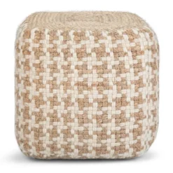 Digby Cube Pouf Natural - Wyndenhal -Decor Haven Shop GUEST 8442348a 40eb 4c3b adf3 d089fe5dba99