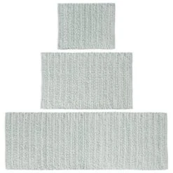 MDesign Soft Cotton Spa Mat Rug For Bathroom, Varied Sizes, Set Of 3 -Decor Haven Shop GUEST 8444f937 ce54 4e7c b1cb de2ee4f4a744