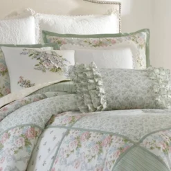 Green Harper Comforter Set - Laura Ashley -Decor Haven Shop GUEST 85146470 ec32 45ac bf93 49996e3b065b