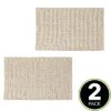 MDesign Soft Cotton Spa Mat Rug For Bathroom, Braided, 34" X 21", 2 Pack -Decor Haven Shop GUEST 87c5f2d2 8b9b 4ed1 85ea 39f9ba08e959