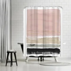 Americanflat 71" X 74" Shower Curtain Style 3 By PI Creative Art - Available In Variety Of Styles -Decor Haven Shop GUEST 88793d57 578c 4331 8282 8c311091704e