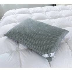 Standard 2pk Charcoal Infused Knit Bed Pillow - St. James Home -Decor Haven Shop GUEST 88e266f9 aabb 44fd 99f4 3959ed203a15