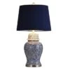 Blue Ivy Swirl Table Lamp With Blue Hardback Fabric Shade - StyleCraft -Decor Haven Shop GUEST 89b67e99 7c92 455a 9422 b706dbbe37e2