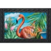 Flamingo Paradise Summer Doormat Nautical Indoor Outdoor 30" X 18" Briarwood Lane -Decor Haven Shop GUEST 8ac0ee28 c1bc 47bd 99fa 2d702ae289fe