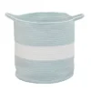 Household Essentials Cotton Broadband Two-Toned Basket -Decor Haven Shop GUEST 8b59bd2d 722d 4049 a541 5dcbd4e48462