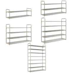 Hastings Home Five-Tier 30-Pair Shoe Storage Rack -Decor Haven Shop GUEST 8bf7ab15 7a15 4560 9723 2dd550cc45b7