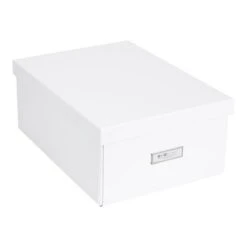 Bigso Box Of Sweden 11"X15"X6" Set Of 2 Katia Box White -Decor Haven Shop GUEST 8c81eb9e 0fdf 4d17 9670 695194ac76e6