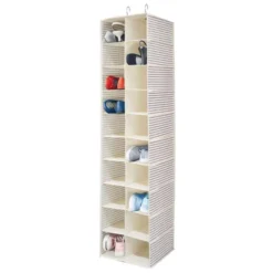 MDesign Large 20 Shelf Fabric Over Rod Closet Hanging Storage Unit -Decor Haven Shop GUEST 8d2e65ed c381 4a32 bcd2 fb47fbd988e9