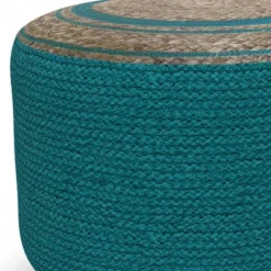 Winslet Round Braided Pouf - WyndenHall -Decor Haven Shop GUEST 8e90b7bd 9c26 41ad a8c1 fc870b1a232c