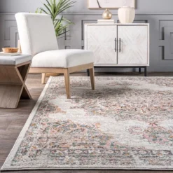 NuLOOM Vintage Medallion Liliana Area Rug -Decor Haven Shop GUEST 8f69375c febe 4f4e a8bb 11b51356b2af