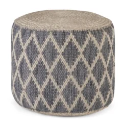 Nesbitt Round Pouf - WyndenHall -Decor Haven Shop GUEST 8fa79703 9ef6 4ed0 aee6 990acd8d3150