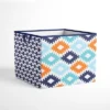 Bacati - Liam Aztec Design Hedgehog Aqua/Orange/Navy Storage Box Large -Decor Haven Shop GUEST 8fc84fd4 65a9 465e 8f25 f135587a130a