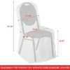 Lann's Linens 10 Pcs Polyester Banquet Chair Covers For Wedding/Party - Cloth Fabric Slipcovers -Decor Haven Shop GUEST 90ae7532 2cb6 4c25 ba8d 9039048dcb68