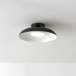 1-Light LED Integrated Matte Black Flush Mount Ceiling Light - Globe Electric -Decor Haven Shop GUEST 90ba5109 ee35 4b8f a1ea 581ba96816e8