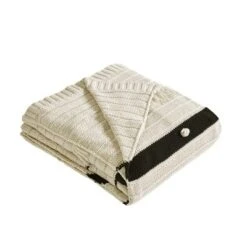 Modern Threads 100% Cotton Knit Throw 50" X 70", Tarek. -Decor Haven Shop GUEST 91042f63 b66a 4d32 9020 cc0e9a2453e0