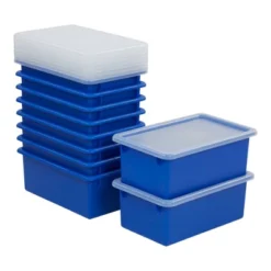 ECR4Kids Cubby Storage Bin With Non-Snap Lid, Plastic Conatiner, 10-Pack -Decor Haven Shop GUEST 91252ebc b614 4d35 938b ec5fe9467451