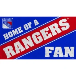 Evergreen New York Rangers Team Turf Mat- 28 X 16 Inches Indoor Outdoor Doormat -Decor Haven Shop GUEST 924a8ec7 c09f 4e9b ad43 0751200e5a0f