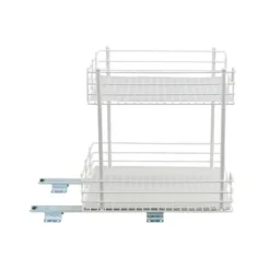 Household Essentials 15" 2-Tier Pantry Organizer White -Decor Haven Shop GUEST 92d3f789 0ec4 4651 9498 e44eaf8e6206