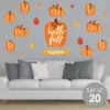 Big Dot Of Happiness Fall Pumpkin - Peel And Stick Kitchen And Home Decor Vinyl Wall Art Stickers - Wall Decals - Set Of 20 -Decor Haven Shop GUEST 92f6b02a 1ed3 45d3 8df6 120e9119bdae