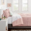 Strawberry Print Reversible Microfiber Comforter & Sheet Set Light Pink - Room Essentials™ -Decor Haven Shop GUEST 939e58b8 3b2c 4e33 b176 fc58f22f50ec