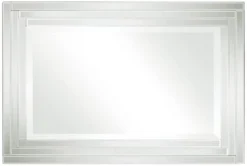 Uttermost Vedi Stepped Glass 24 3/4" X 36 3/4" Rectangular Wall Mirror -Decor Haven Shop GUEST 94c379fb 146a 47bb 9160 0c31c45e5bf6