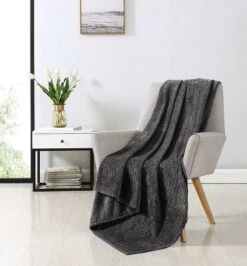 Kate Aurora Ultra Soft & Plush Herringbone Fleece Throw Blanket Covers -Decor Haven Shop GUEST 97879775 553d 49d5 ba3a 4a5dc742b6da