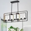 40.2" X 10.2" X 45.1" 7-Light Belline Chandelier Black - Warehouse Of Tiffany -Decor Haven Shop GUEST 98093d1a ada9 42be a68d 9ce4eeb33c7b