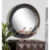 Industrial Metal Wall Mirror Gray - Olivia & May -Decor Haven Shop GUEST 98c1aacd cda3 4654 ba1c e1a79bf7514b