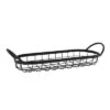 Oblong Black Metal Basket - Foreside Home & Garden -Decor Haven Shop GUEST 996c3e14 b638 4642 9818 efbab2297e83