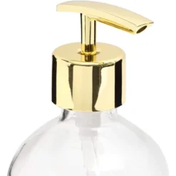 Juvale 2 Pack Clear Glass Soap Dispenser With Gold Pump (16 Oz) -Decor Haven Shop GUEST 999b83d4 53f0 499e ae4a de080fe36d55