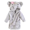 Little Treasure Baby Girl Plush Bathrobe, Blossom Elephant, 0-9 Months -Decor Haven Shop GUEST 9b9cbb87 404e 4d94 baa1 ed8a7c90b28c