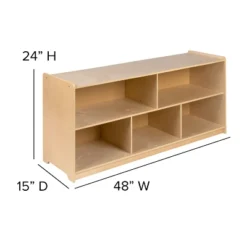 Emma And Oliver Wooden School Classroom Storage Cabinet/Cubby For Commercial Or Home Use -Decor Haven Shop GUEST 9c85358a fec8 4466 a0d0 afb1b2023c84