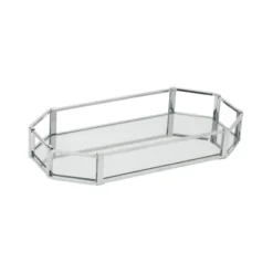 Octangular Design Bathroom Tray Chrome - Home Details -Decor Haven Shop GUEST 9ce608f5 c9f5 4b81 b180 58fa2b8ace88